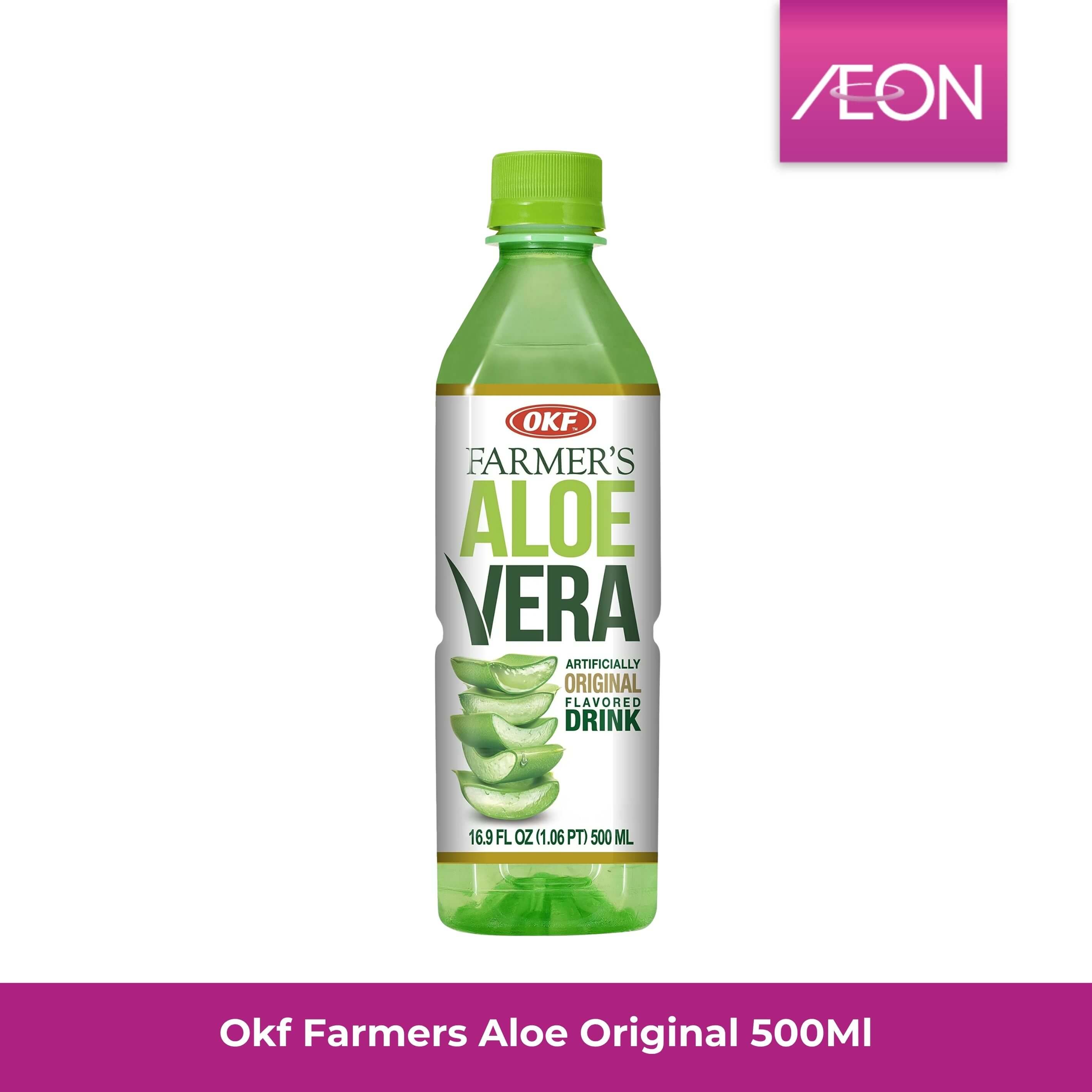 Okf Farmers Aloe Original 500Ml  RAISA AEON Indonesia